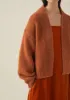 Lofty Alpaca Blend Cardigan | Pumpkin sold by TOAST