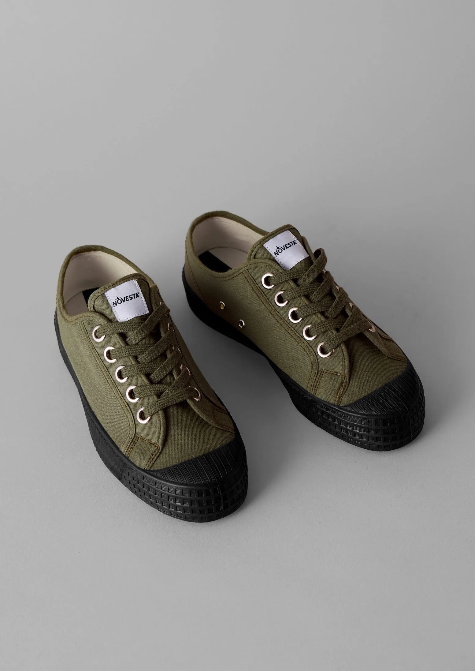 Novesta Star Master Plimsolls | Artichoke sold by TOAST