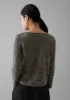 Stripe Soft Cotton Long Sleeve Tee | Grey/Sand sold by TOAST