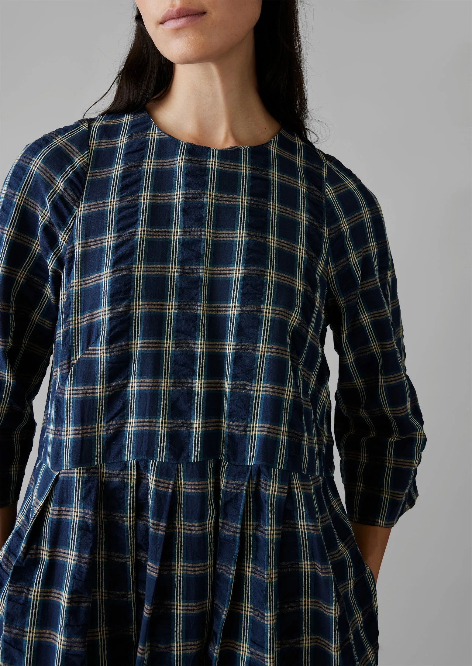 leurLogette cottage check dress 定価10万 leurLogette cottage check dress 定価10万