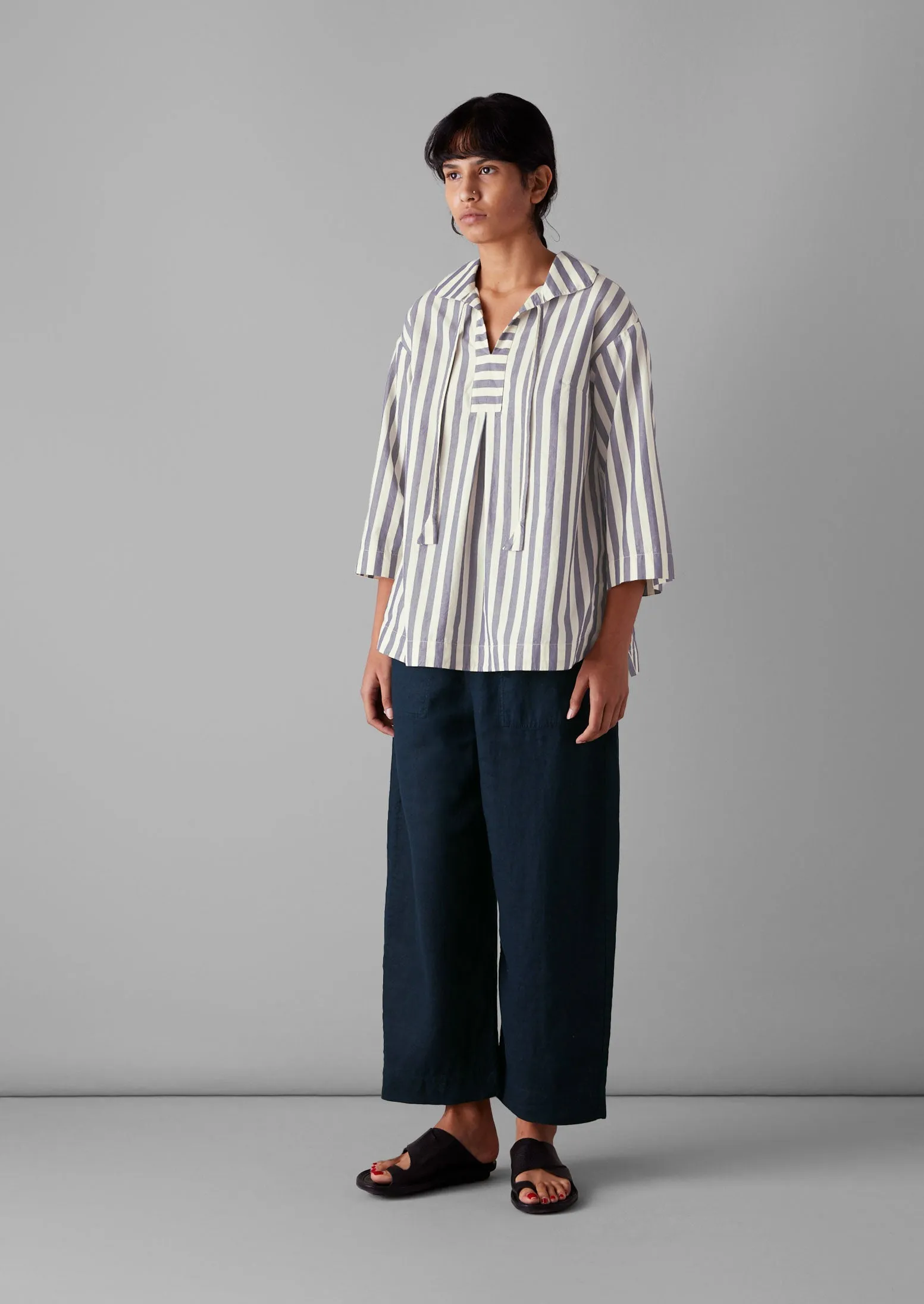 Oyo Stripe Cotton Smock | Butter sold by TOAST product image thumbnail 2