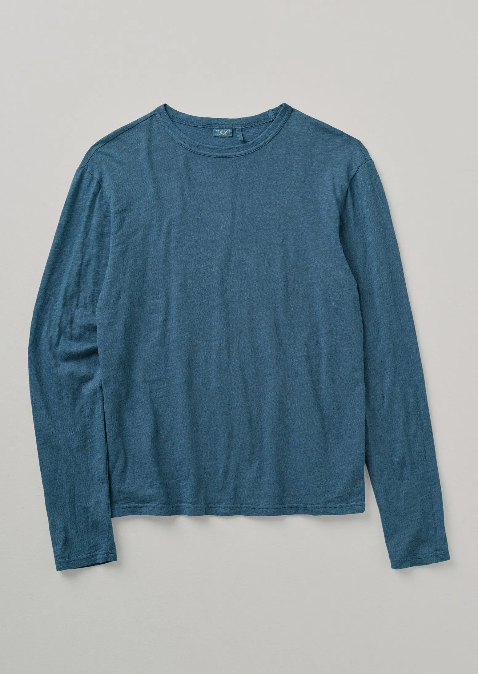 Frank Cotton Long Sleeve Tee | Washed Indigo sold by TOAST