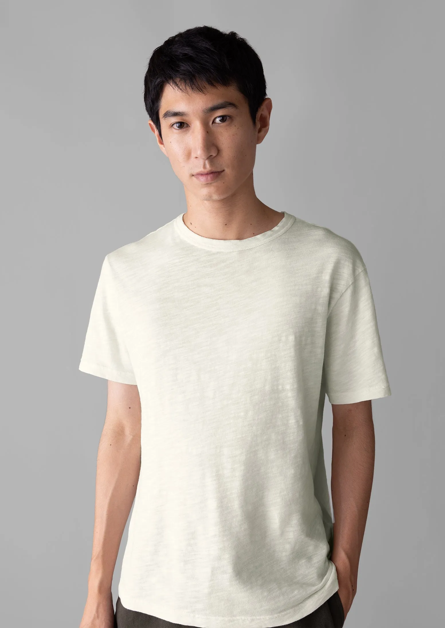 Theo Organic Cotton Short Sleeve Tee | Chalk sold by TOAST product image thumbnail 3