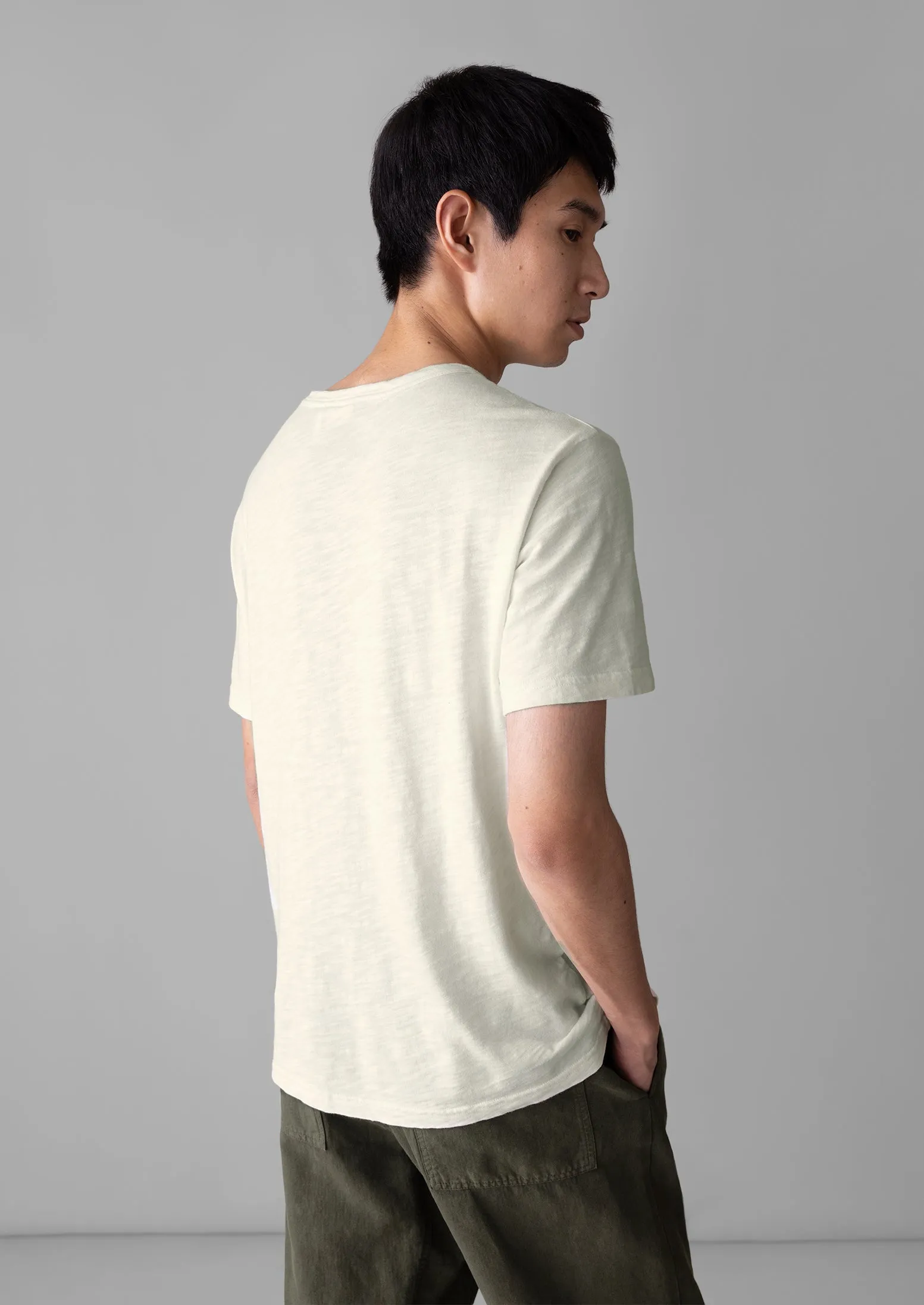 Theo Organic Cotton Short Sleeve Tee | Chalk sold by TOAST product image thumbnail 4