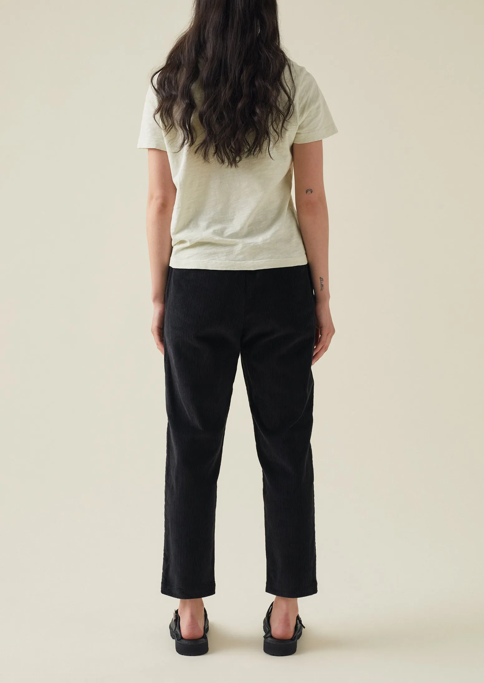 Gabi Organic Cord Pull On Trousers | Brown Slate sold by TOAST product image thumbnail 3