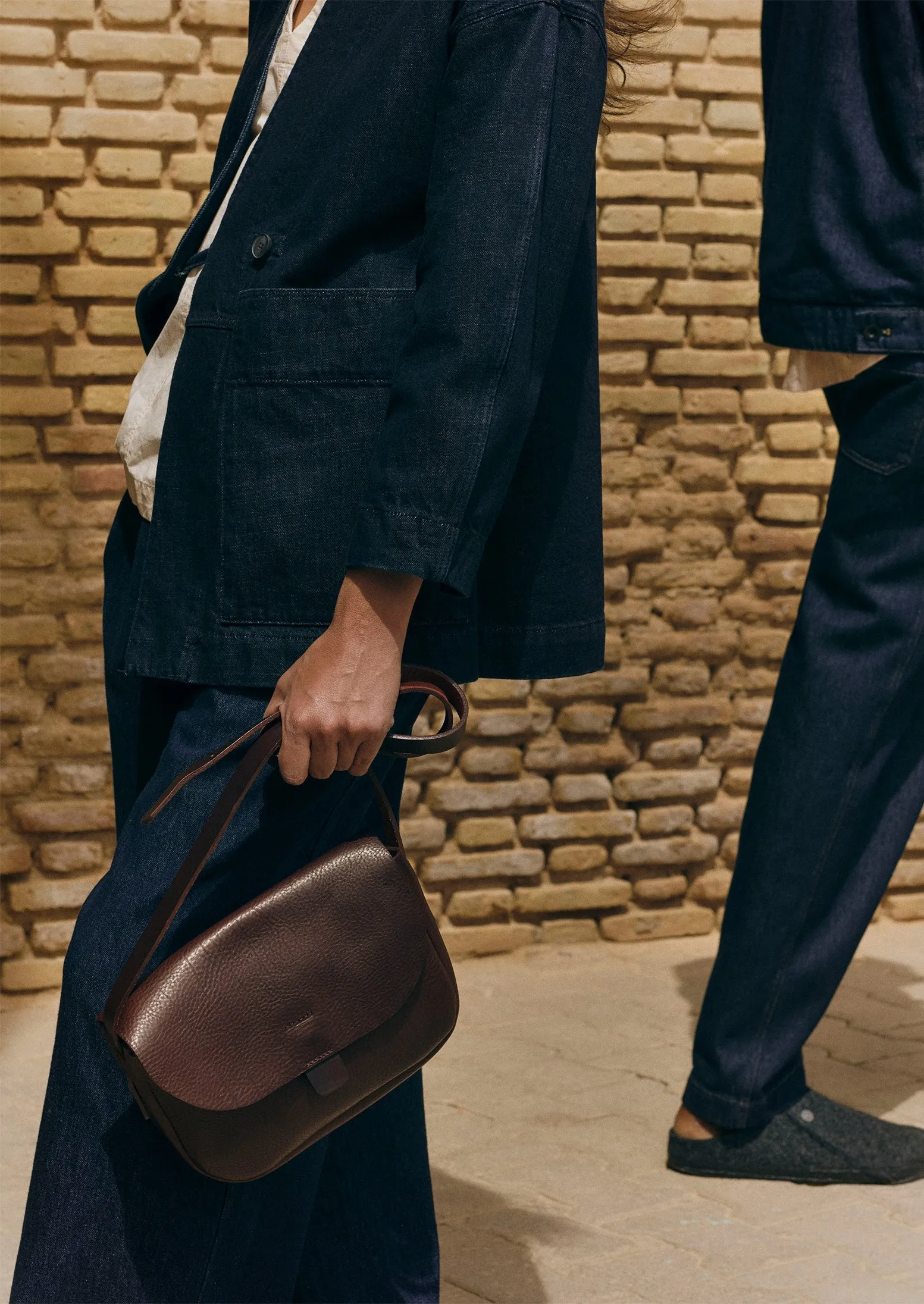 Indigo Denim Wrap Jacket | Indigo sold by TOAST product image thumbnail 3