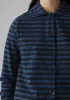 Stripe Organic Cotton Jersey Shirt | Midnight/Lapis sold by TOAST