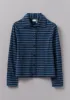 Stripe Organic Cotton Jersey Shirt | Midnight/Lapis sold by TOAST