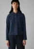 Stripe Organic Cotton Jersey Shirt | Midnight/Lapis sold by TOAST