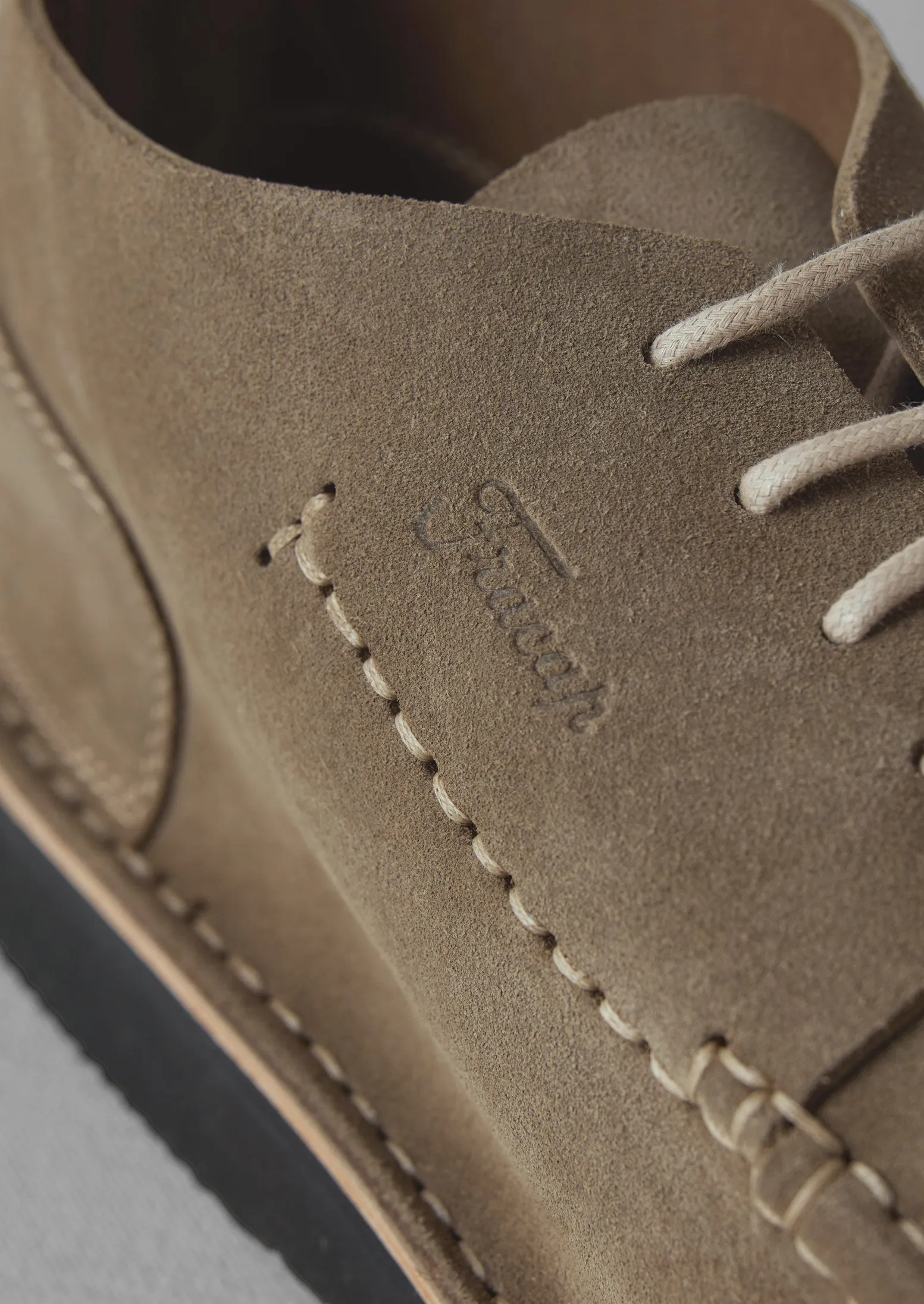 Fracap Suede Camp Shoes | Grey sold by TOAST product image thumbnail 3