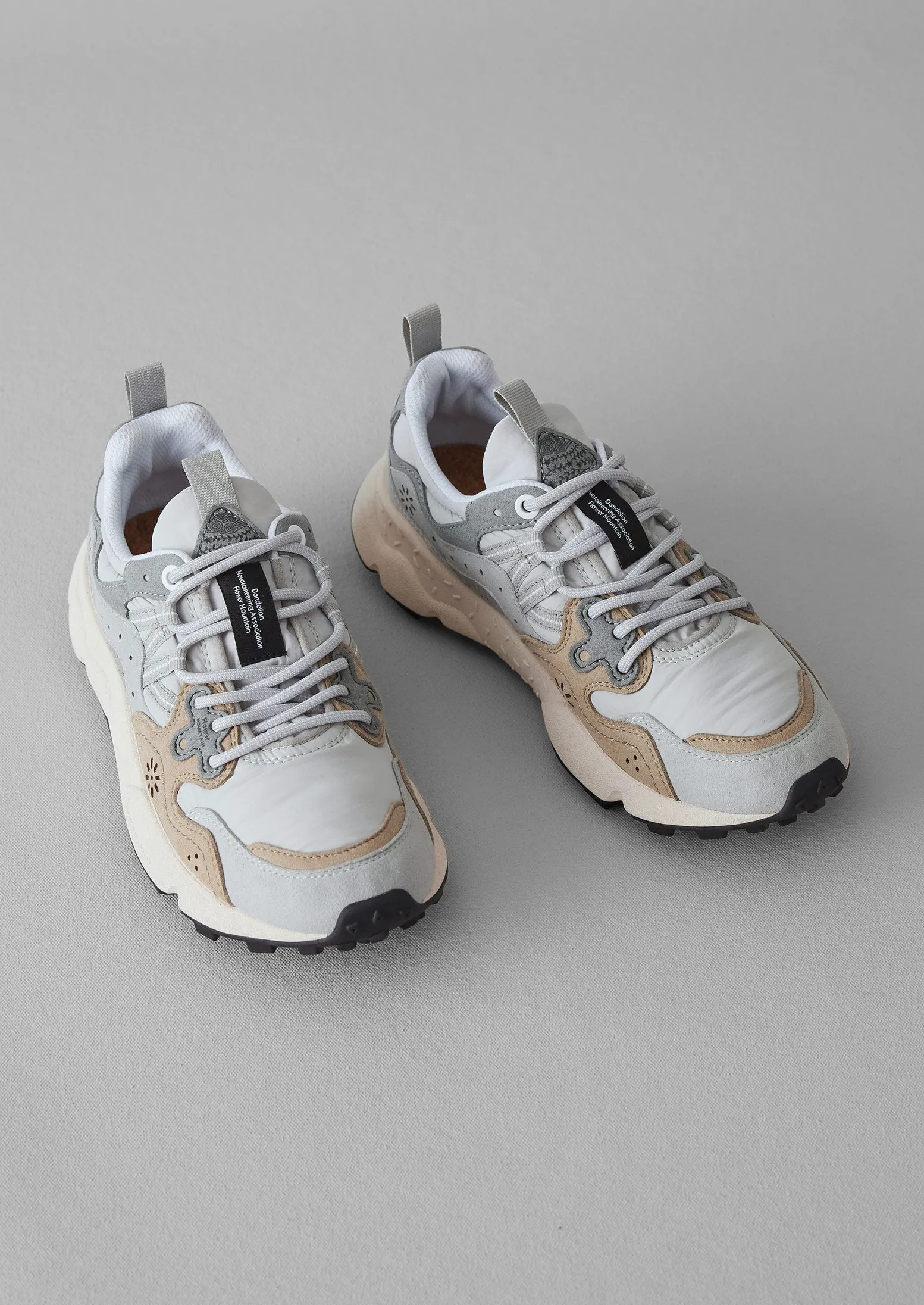 Flower Mountain Yamano Trainers | Light Grey sold by TOAST