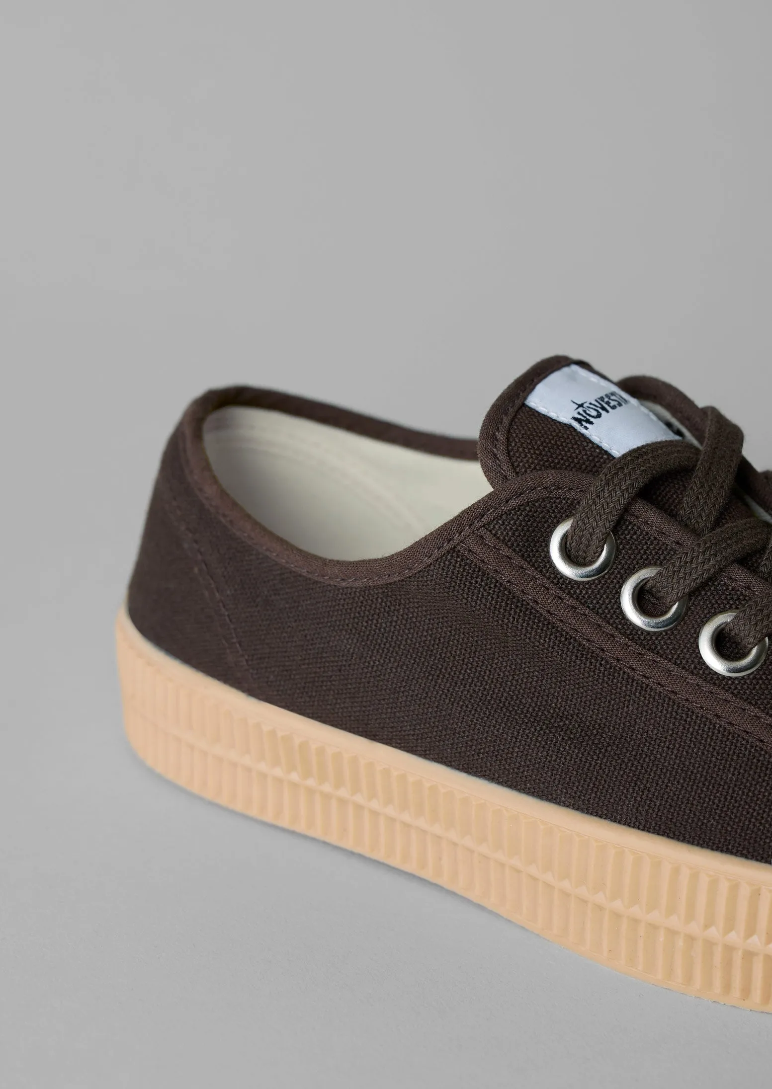 Novesta Star Master Plimsolls | Dark Brown sold by TOAST product image thumbnail 3