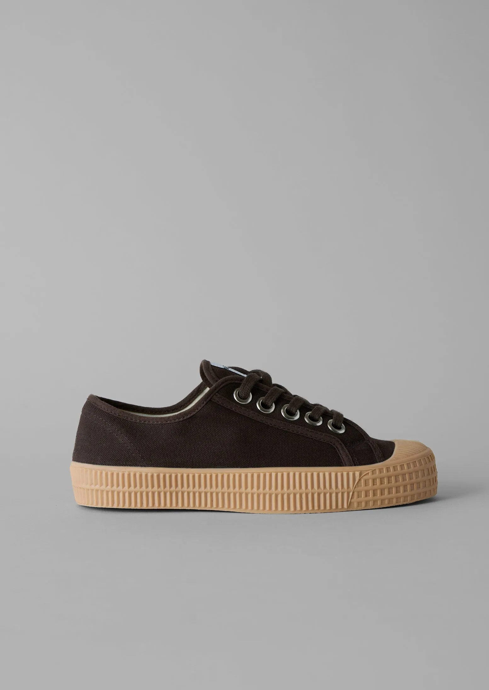 Novesta Star Master Plimsolls | Dark Brown sold by TOAST product image thumbnail 2