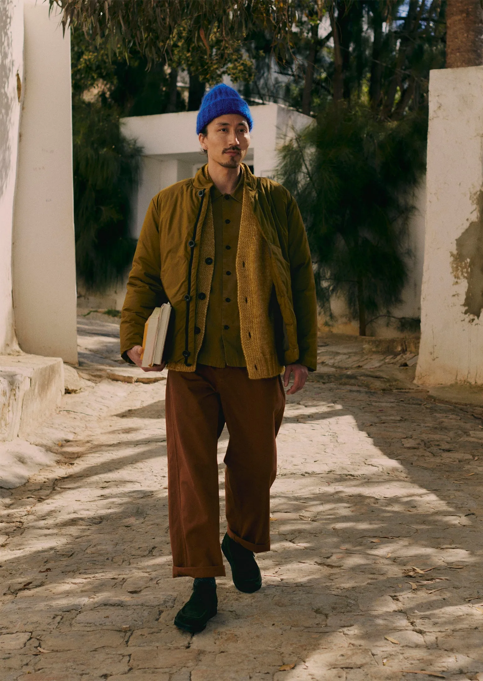 Padded Stand Collar Coat | Woodland Green sold by TOAST product image thumbnail 2