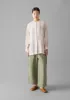 Garment Dyed Linen Oversized Shirt | Stone sold by TOAST