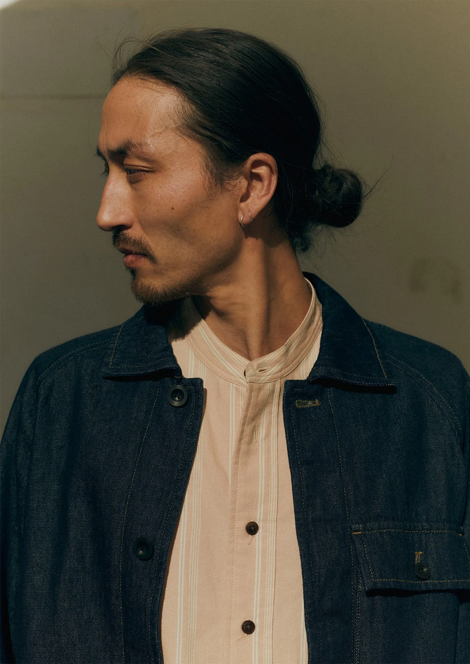 Cotton Hemp Denim Jacket | Indigo sold by TOAST product image thumbnail 3