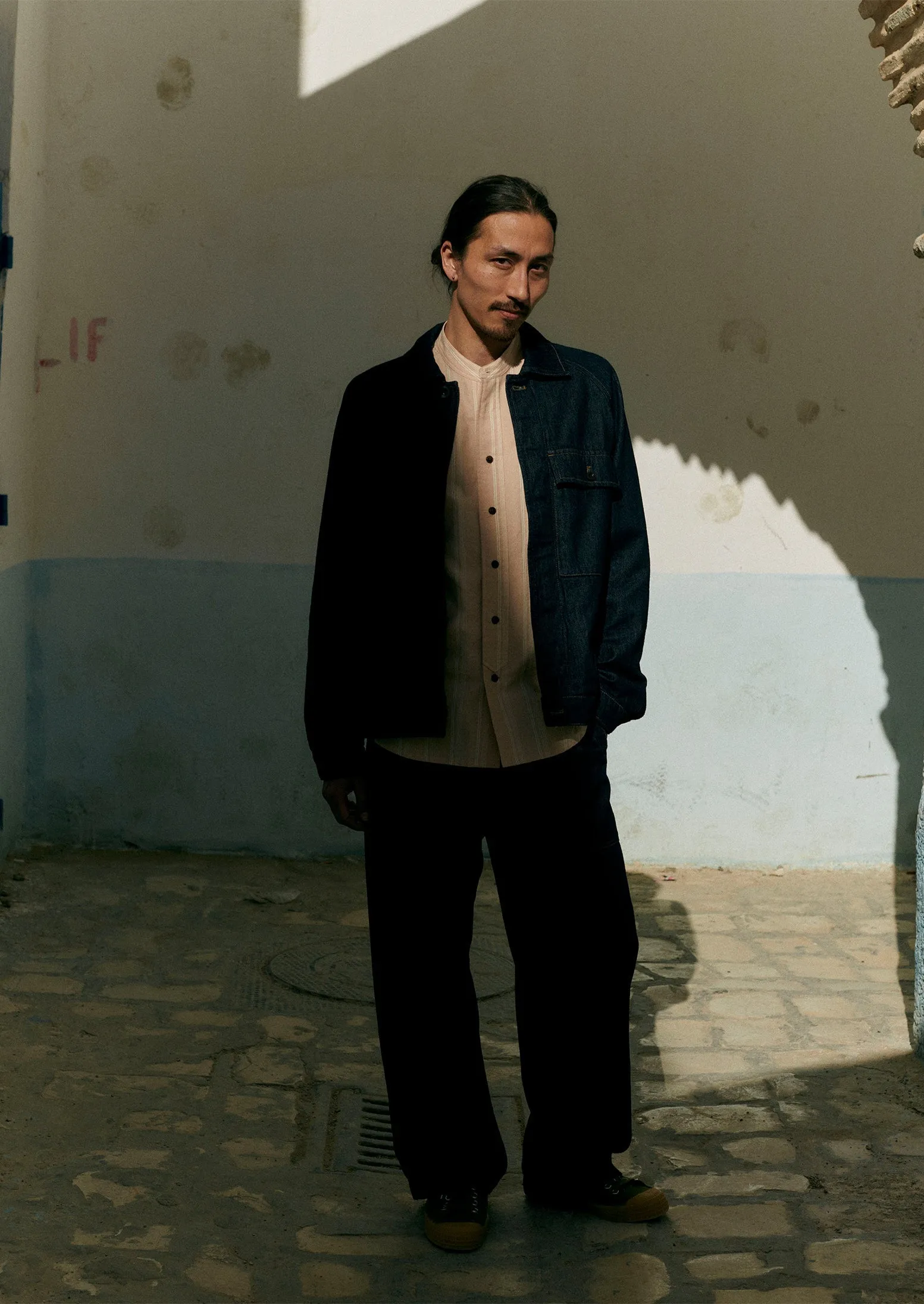 Cotton Hemp Denim Jacket | Indigo sold by TOAST product image thumbnail 5