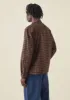 Camp Collar Check Wool Cotton Shirt | Ochre/Acid Green sold by TOAST