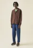 Camp Collar Check Wool Cotton Shirt | Ochre/Acid Green sold by TOAST