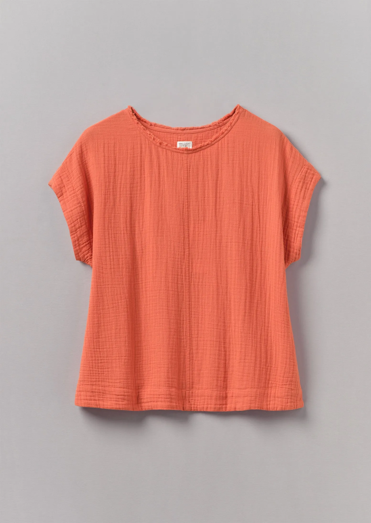 Crinkle Cotton Gauze Top | Poppy sold by TOAST
