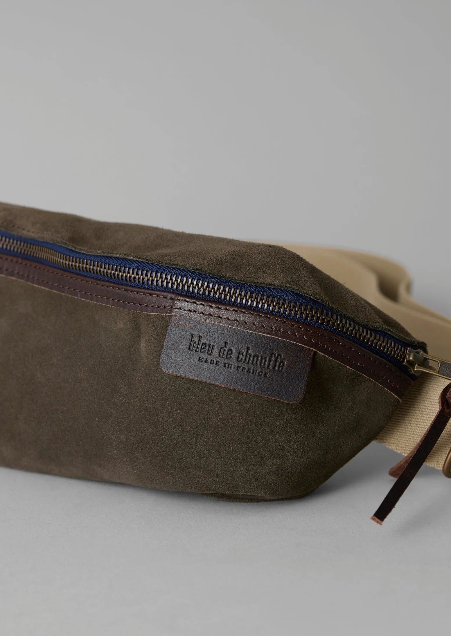 Bleu De Chauffe Suede Cross Body Bag | Musk sold by TOAST product image thumbnail 2