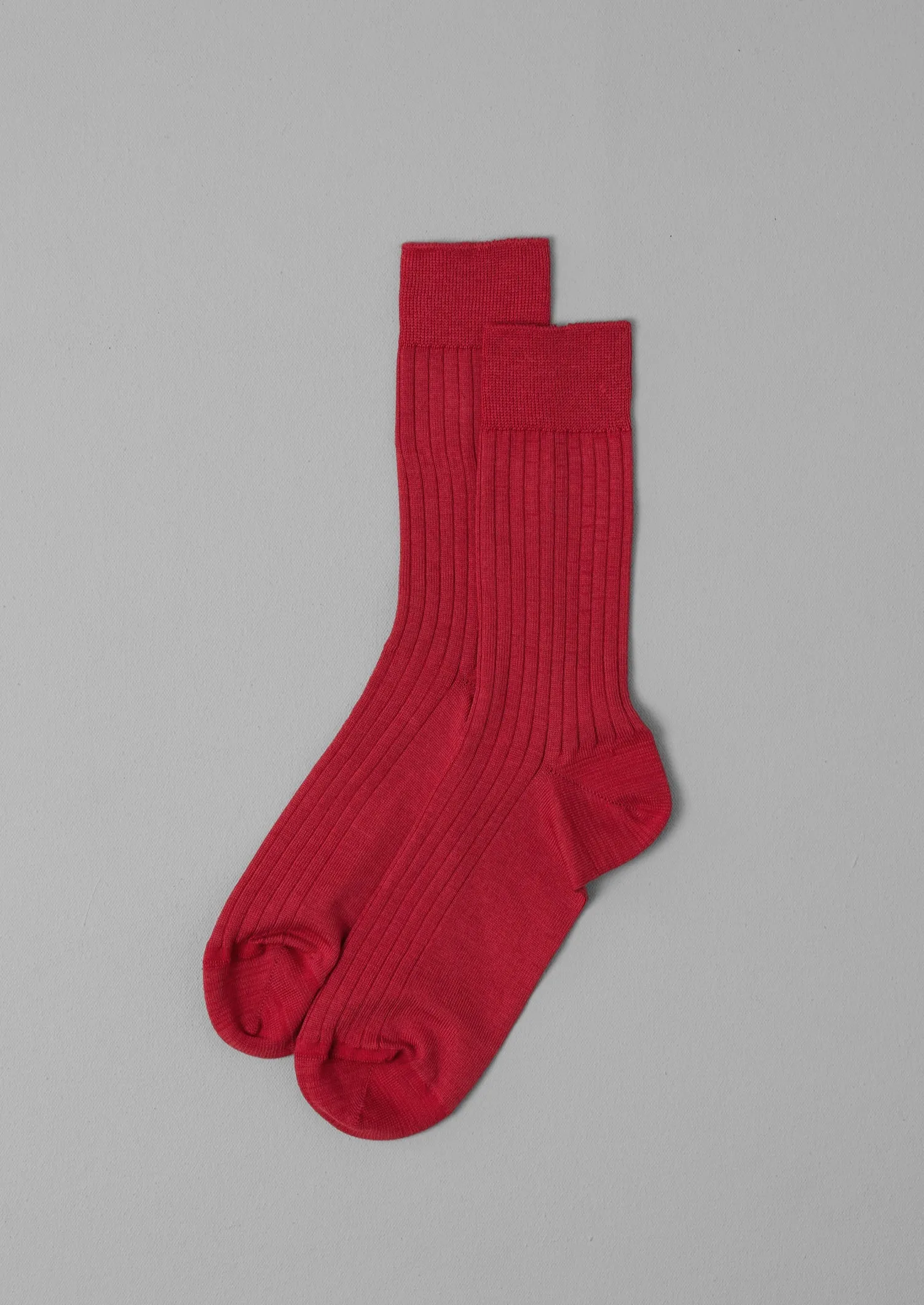 Nishiguchi Kutsushita Silk Cotton Socks | Brick sold by TOAST