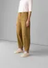 Kathe Flat Front Cotton Twill Trousers | Harvest sold by TOAST