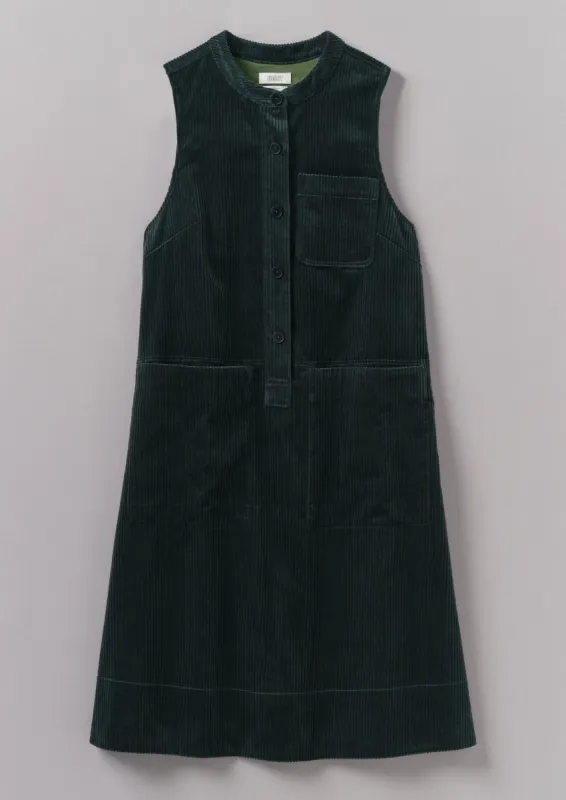 Organic Cord Sleeveless Tunic Dress | Oil sold by TOAST