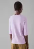 Cleo Garment Dyed Organic Cotton Tee | Lupine sold by TOAST