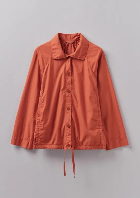 Cotton Poplin Raglan Jacket | Russet Orange sold by TOAST