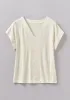 V-Neck Organic Cotton Tee | Daisy sold by TOAST