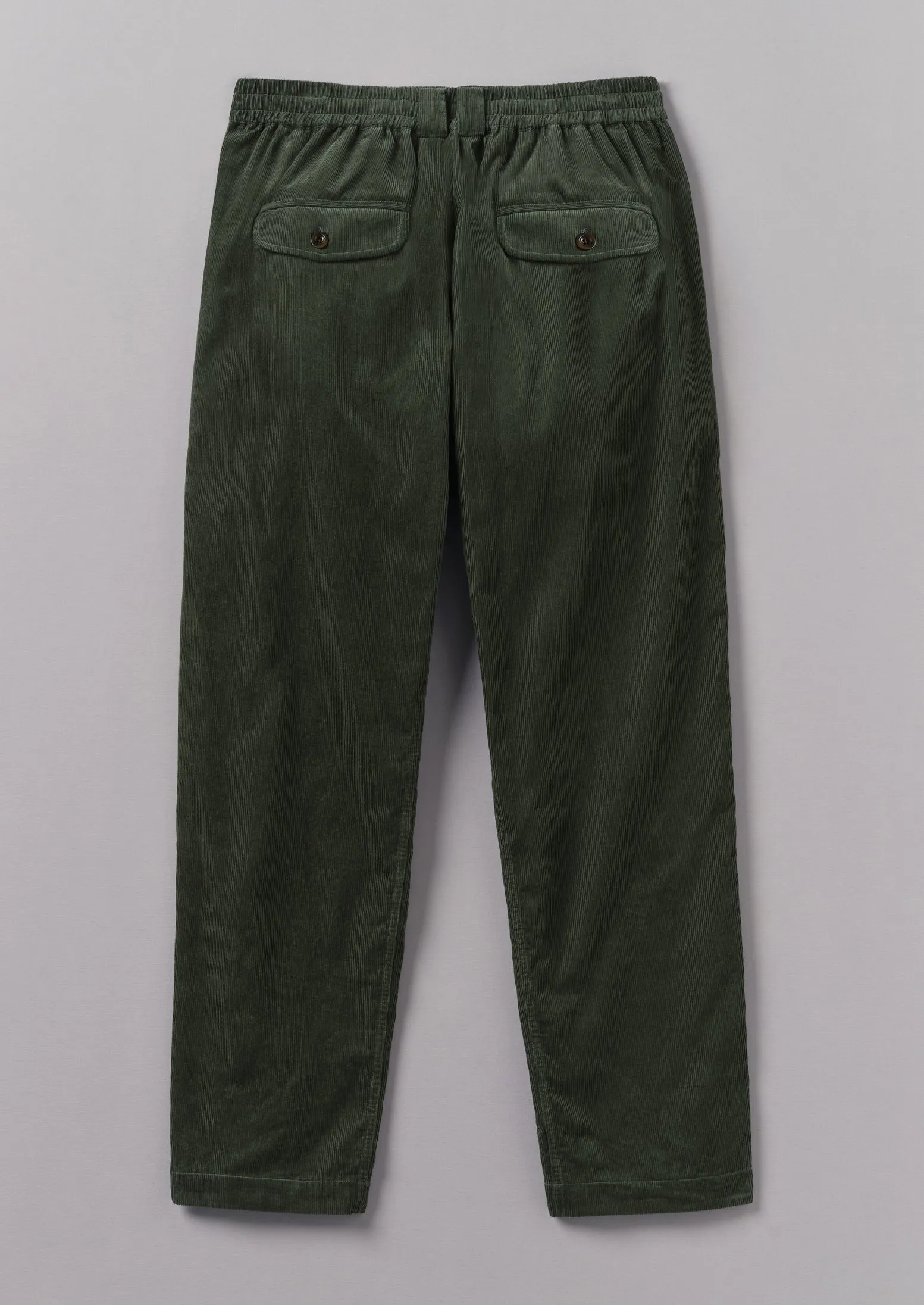 Soft Cord Drawstring Trousers | Dark Mineral Green sold by TOAST product image thumbnail 5