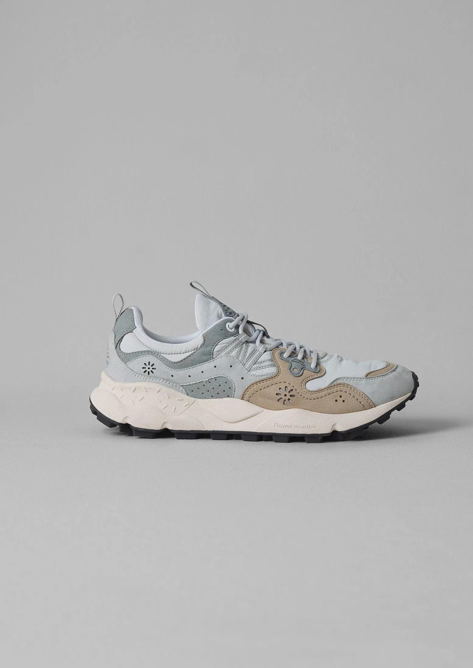 Flower Mountain Yamano Panelled Trainers | Light Grey sold by TOAST product image thumbnail 2