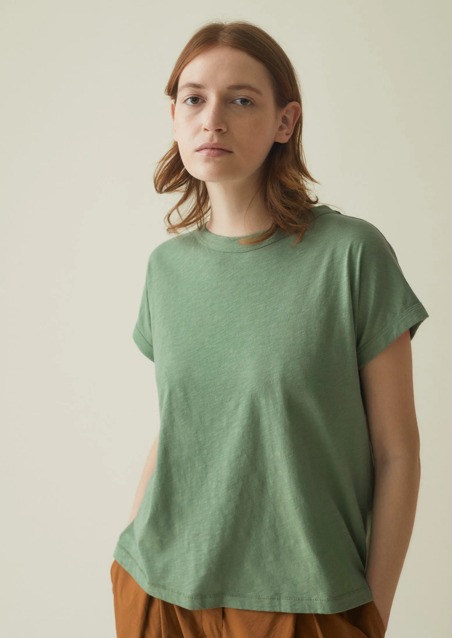 Alda Organic Cotton Easy Tee | Herb sold by TOAST product image thumbnail 2