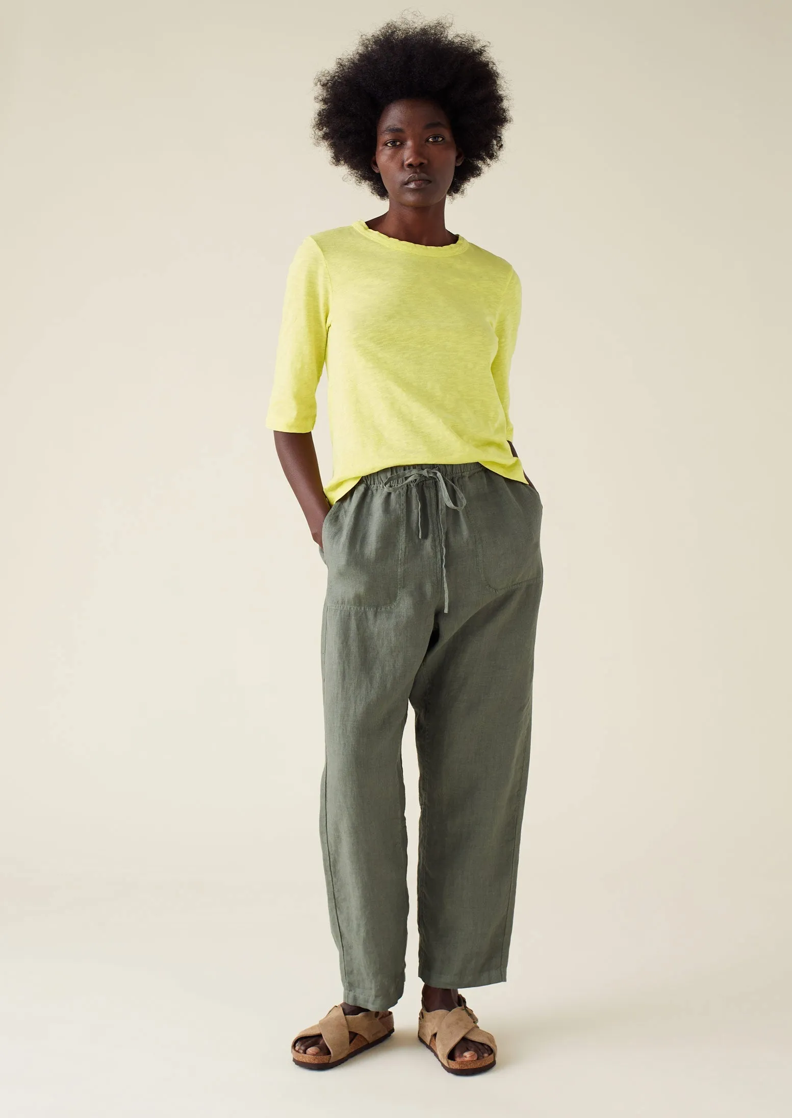 Cleo Cotton Half Sleeve Tee | Pollen sold by TOAST product image thumbnail 2