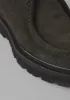 Sturlini Suede Lace Up Shoes | Dark Olive sold by TOAST
