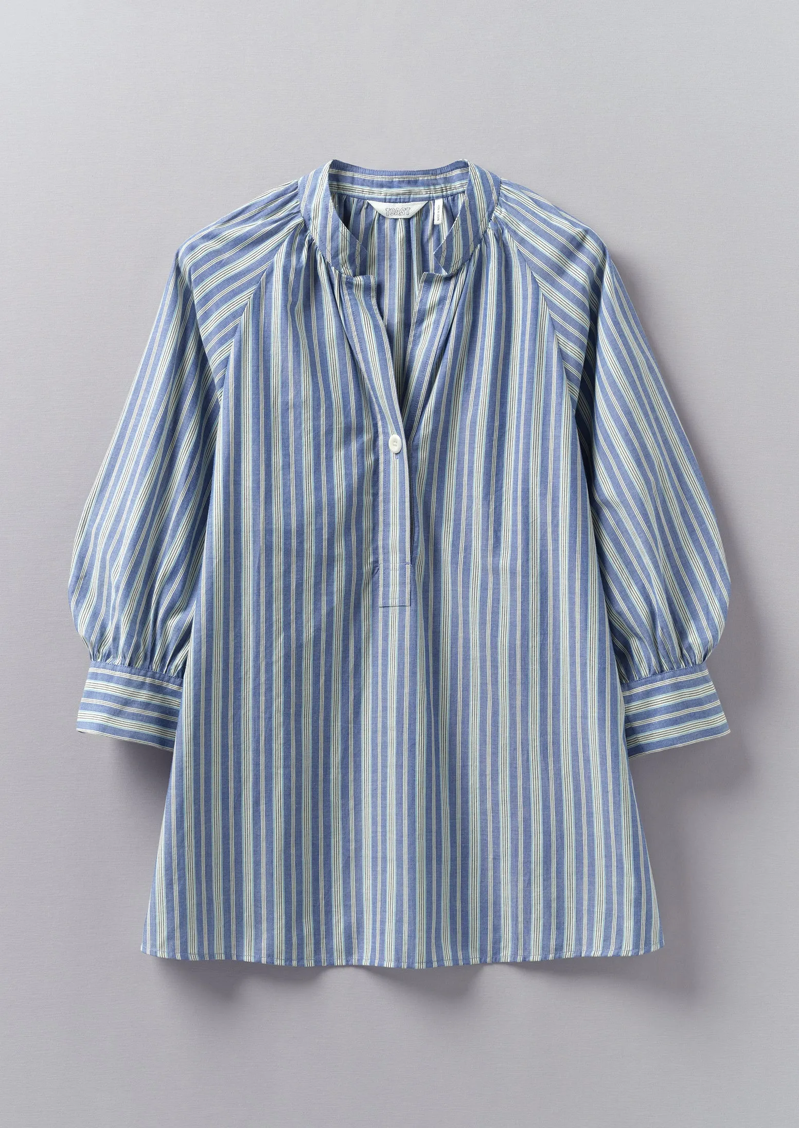 Catrin Cotton Stripe Raglan Shirt | Myrtle sold by TOAST