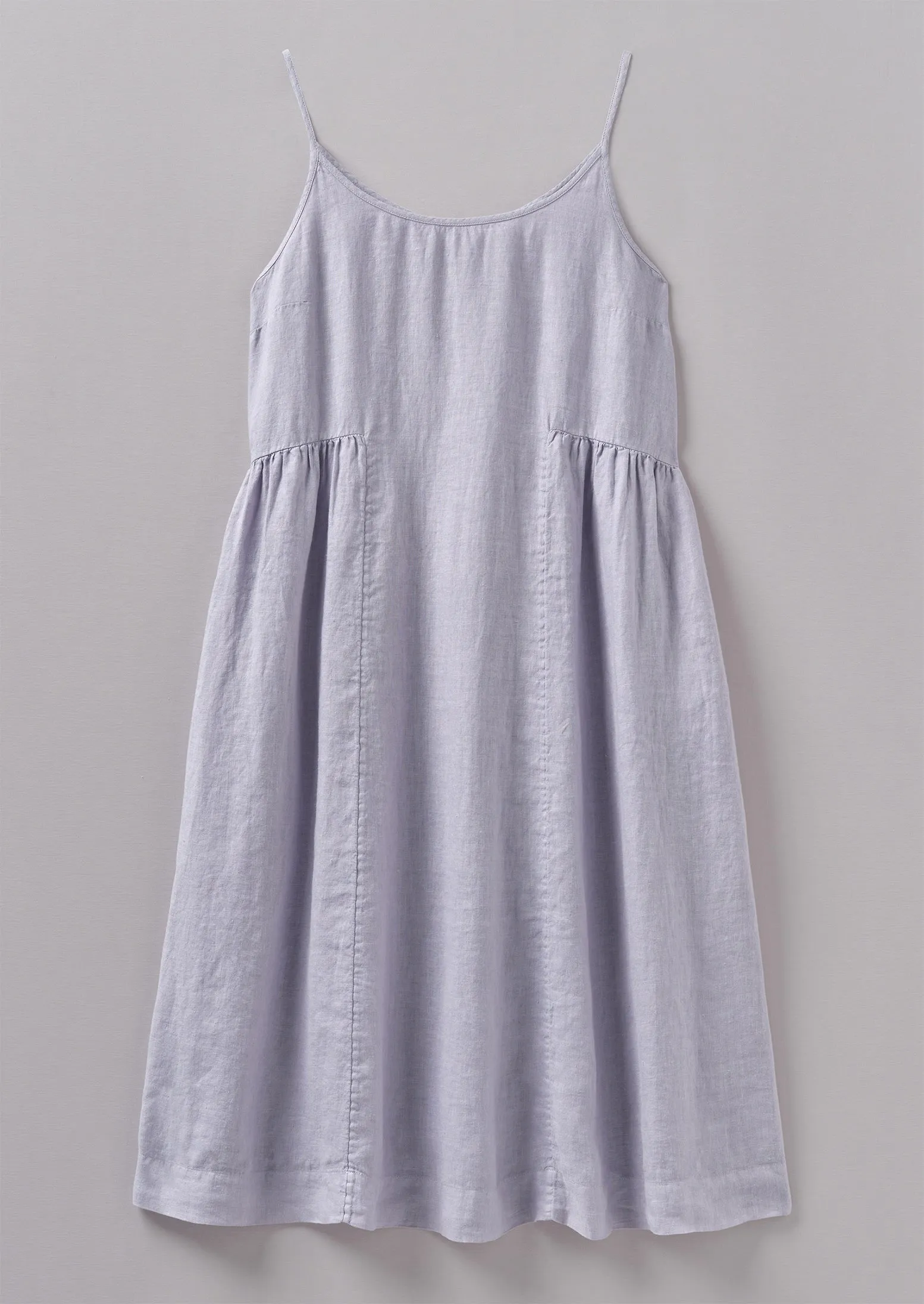 Garment Dyed Lightweight Linen Lounge Dress | Blue Stone sold by TOAST