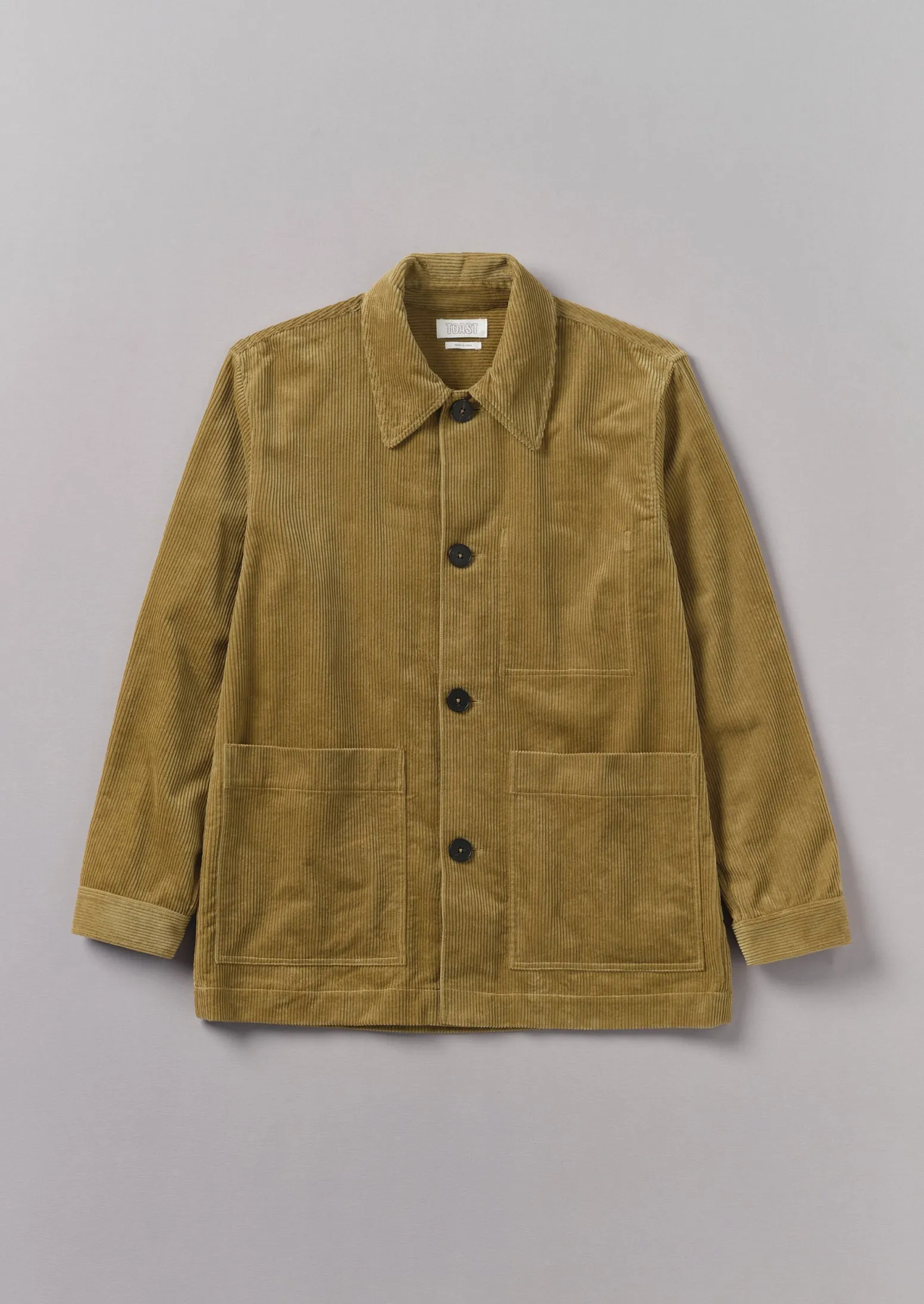 Corduroy Point Collar Jacket | Golden Sand sold by TOAST