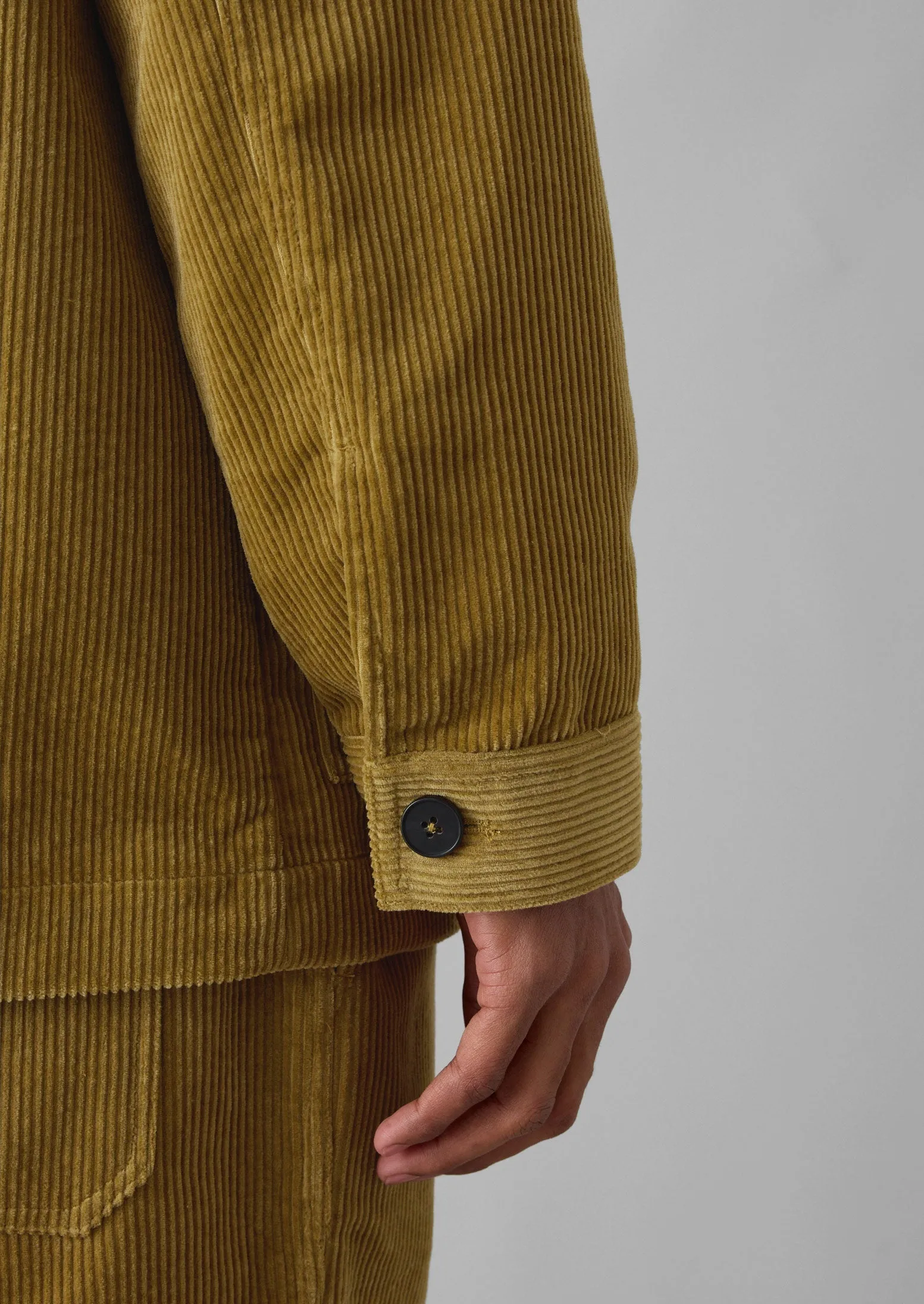 Corduroy Point Collar Jacket | Golden Sand sold by TOAST product image thumbnail 3