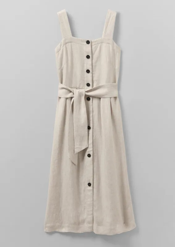 Linen Twill Sun Dress | Natural sold by TOAST