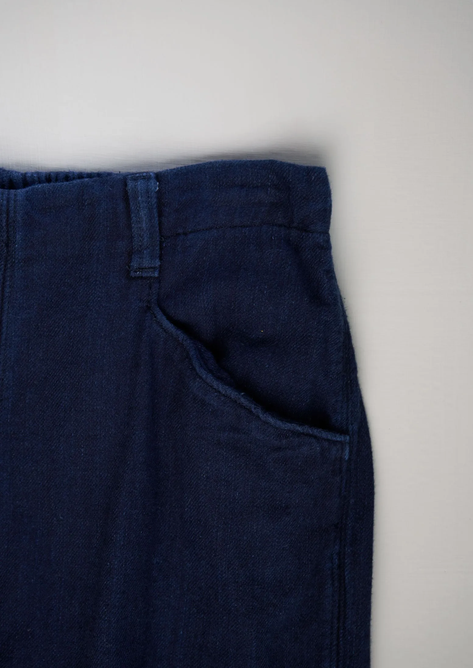 Reworn Twill Trousers Size 6 (237) | Indigo sold by TOAST product image thumbnail 2