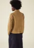 Garment Dyed Cotton Herringbone Jacket | Walnut sold by TOAST
