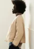 Quilted Cotton Linen Jacket | Pebble sold by TOAST