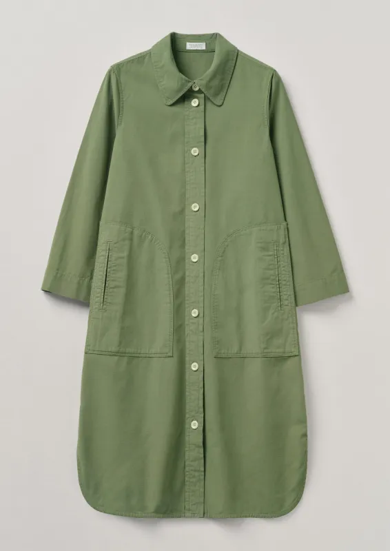 Cotton Linen Canvas Workwear Dress | Willow sold by TOAST