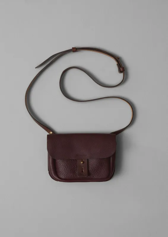 Bleu De Chauffe Mini Workwear Bag | Burgundy sold by TOAST