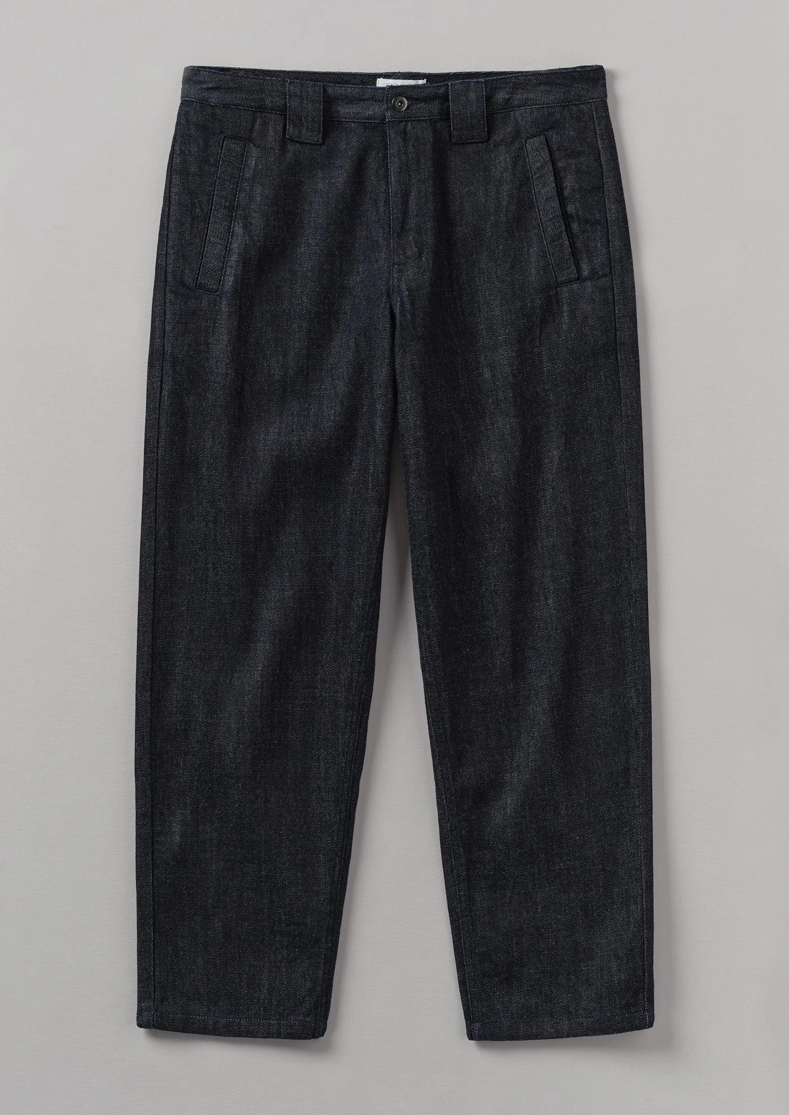 Japanese Cotton Denim Trousers | Indigo sold by TOAST