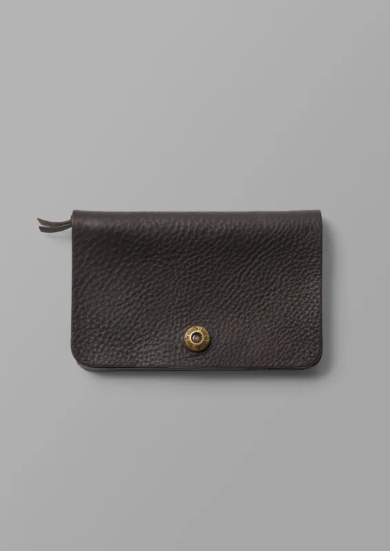 Bleu De Chauffe Leather Wallet | Marron Brown sold by TOAST