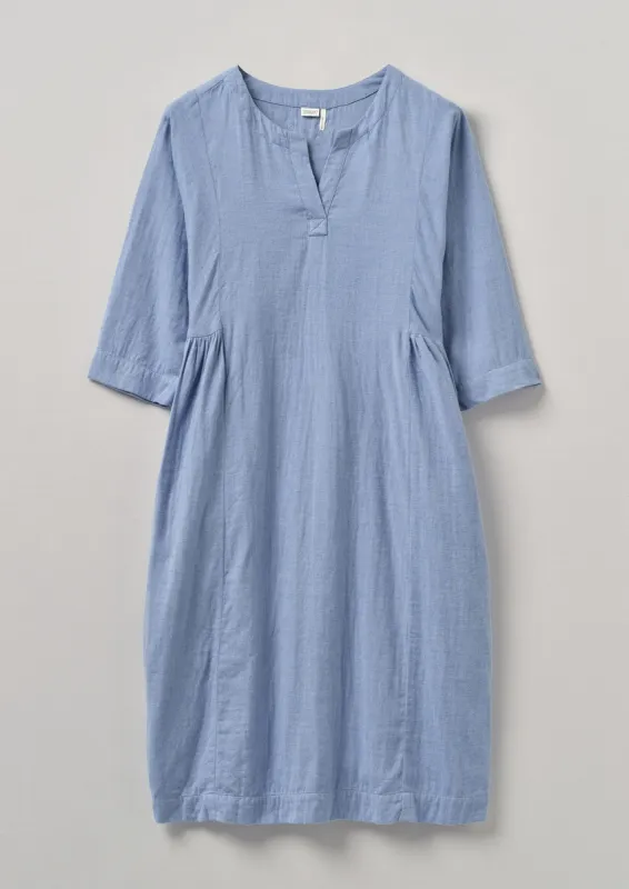 Soft Double Cotton Nightdress | Chambray sold by TOAST