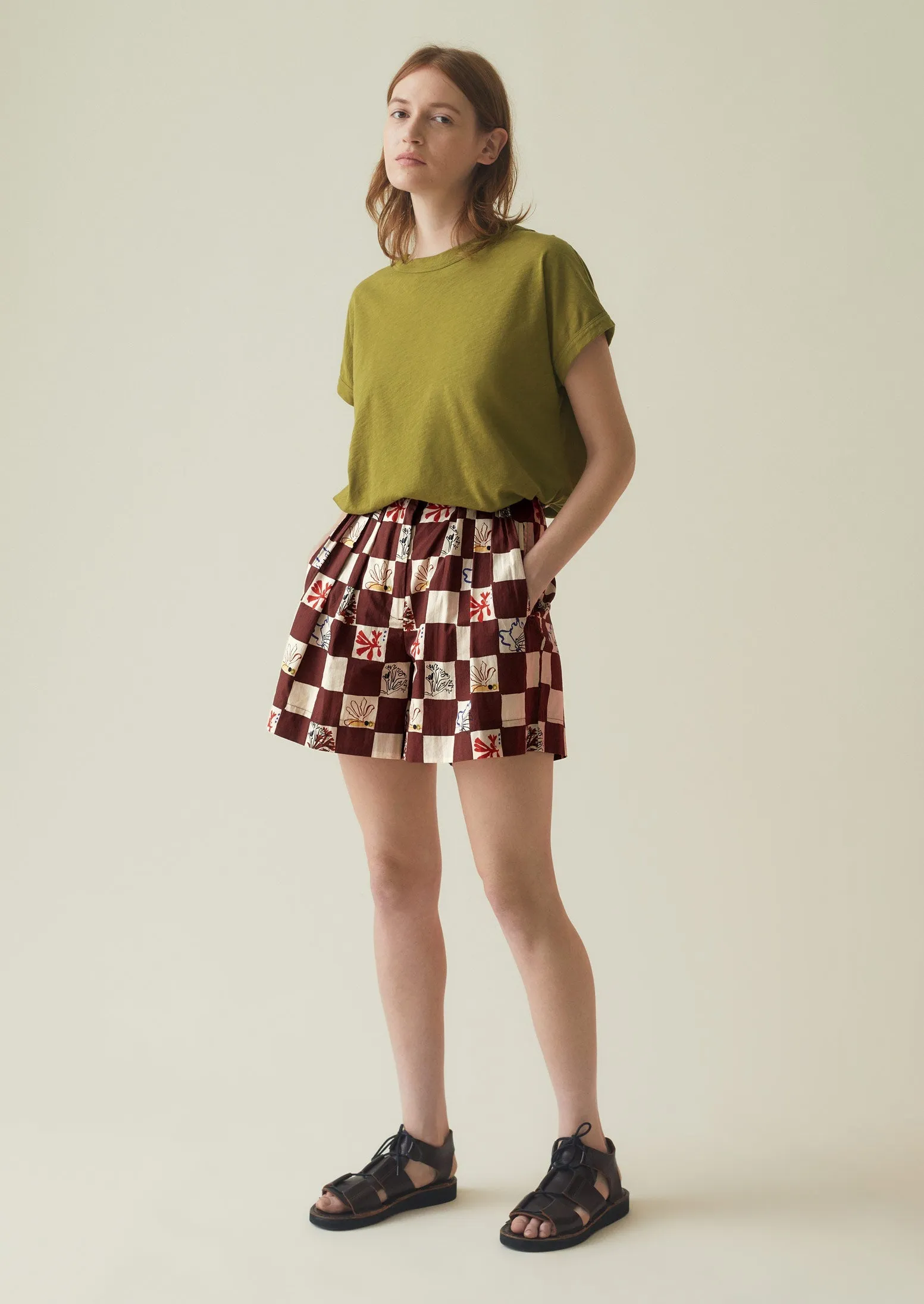 Alda Organic Cotton Easy Tee | Breen sold by TOAST product image thumbnail 3